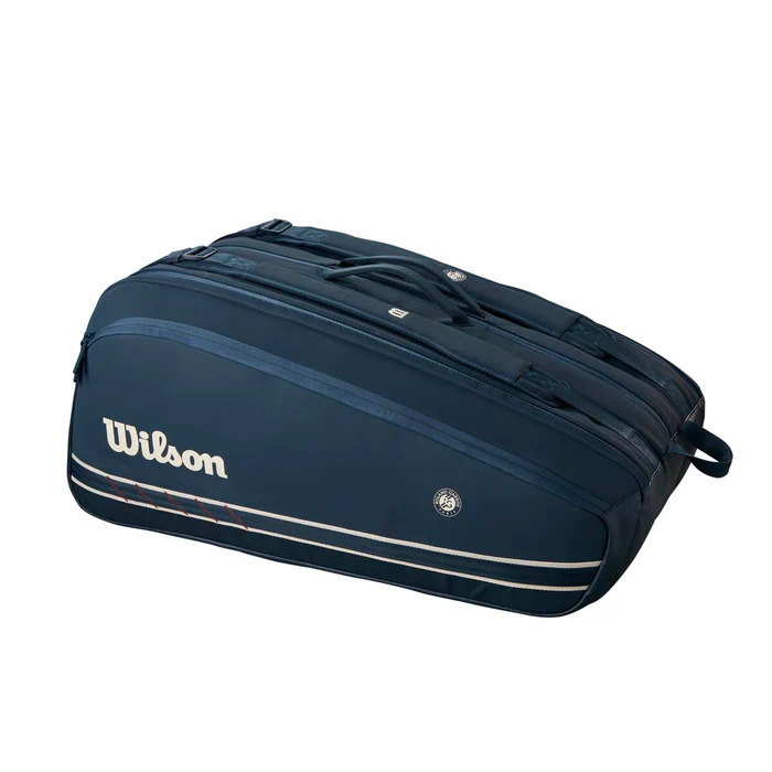 Raqueteira Wilson Super Tour Roland Garros X15 - Marinho